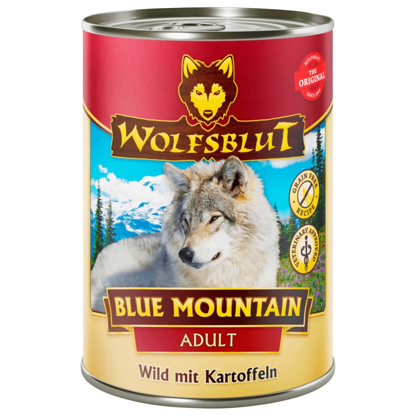 Wolfsblut Blue Mountain Wild mit Kartoffeln 395g